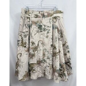 Melissa McCarthy Seven7 Zodiac Print Tulle Lined Skirt Womens Size 1X